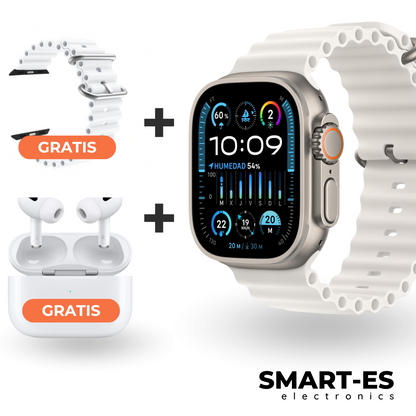 SmartWatch + Auriculares + Correa de regalo