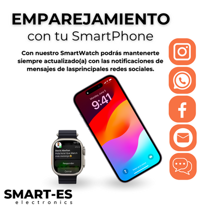 SmartWatch + Auriculares + Correa de regalo